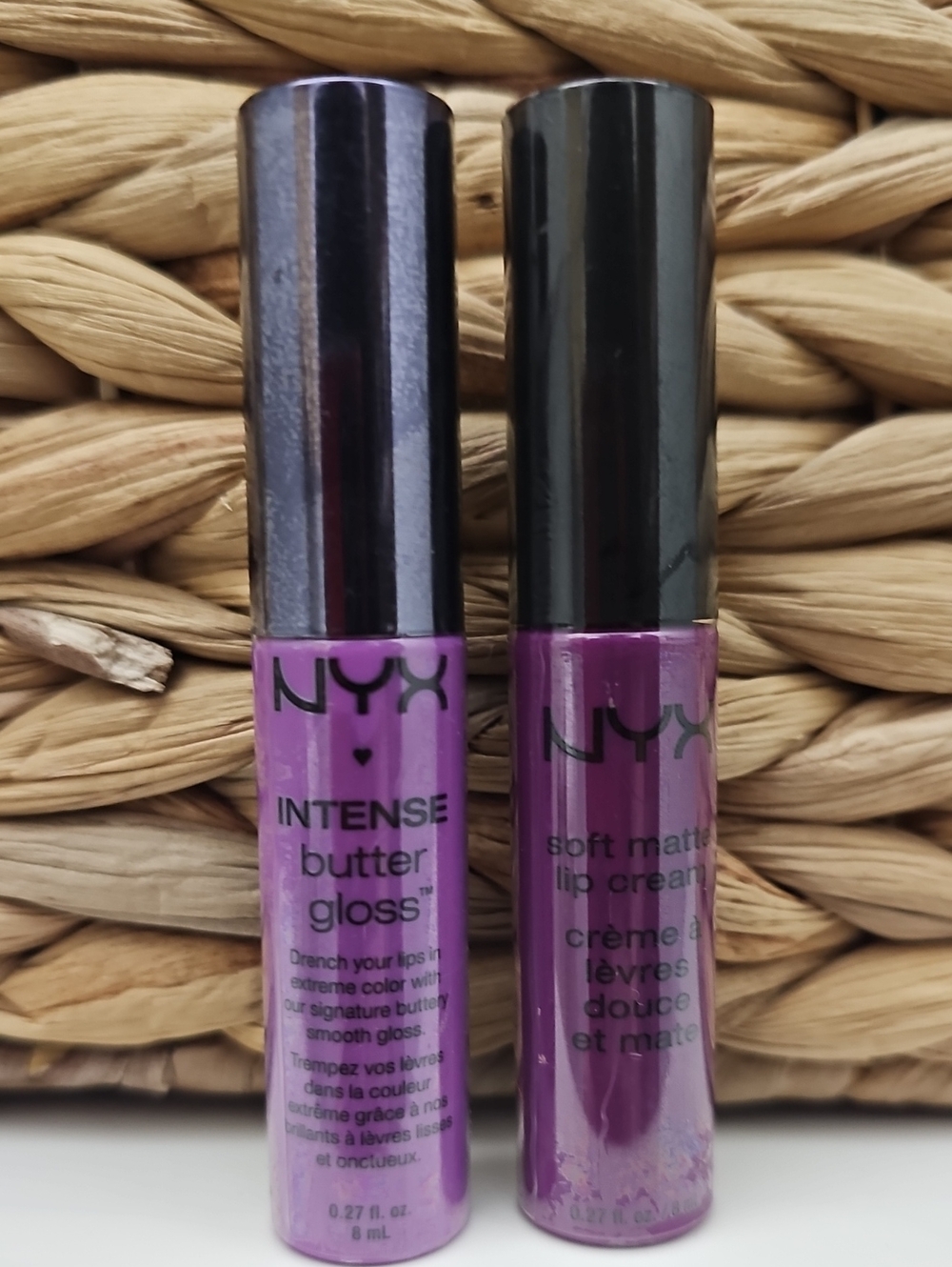 Purple Lip Duo — Intense Butter Gloss & Soft Matte Lip Cream